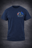 Double Flag Eagle US Air Force Licensed Shirt, Long Sleeve & Hoodie | Official USAF Apparel | Veteran Military Clothing Made in USA