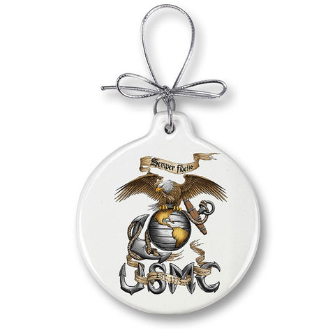 EAGLE USMC Christmas Ornament