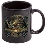 MARINE DEVIL DOG FIRST IN LAST OUT Stoneware Mug