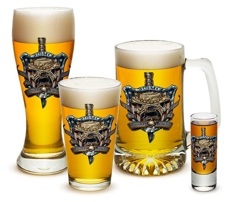 ONCE AND ALWAYS A MARINE Glassware Set