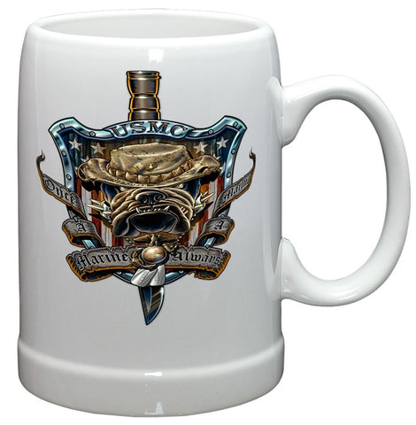 ONCE AND ALWAYS A MARINE Stoneware Mug