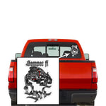 SEMPRI FI CHROME DOG MARINE CORPS Reflective Sticker