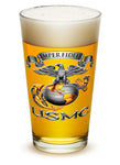 USMC-SEMPER FIDELIS Pint Glass