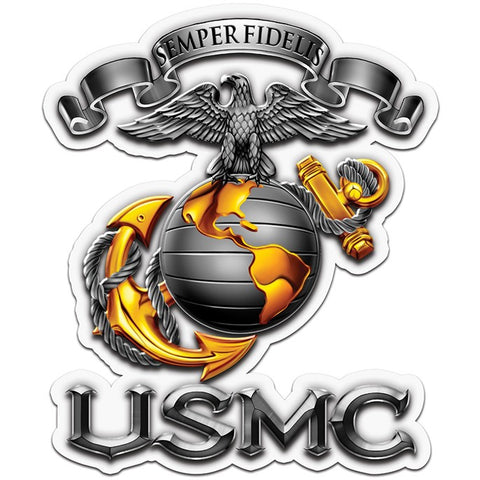 USMC-SEMPER FIDELIS Reflective Sticker