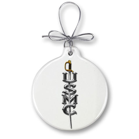 USMC SWORD Christmas Ornament